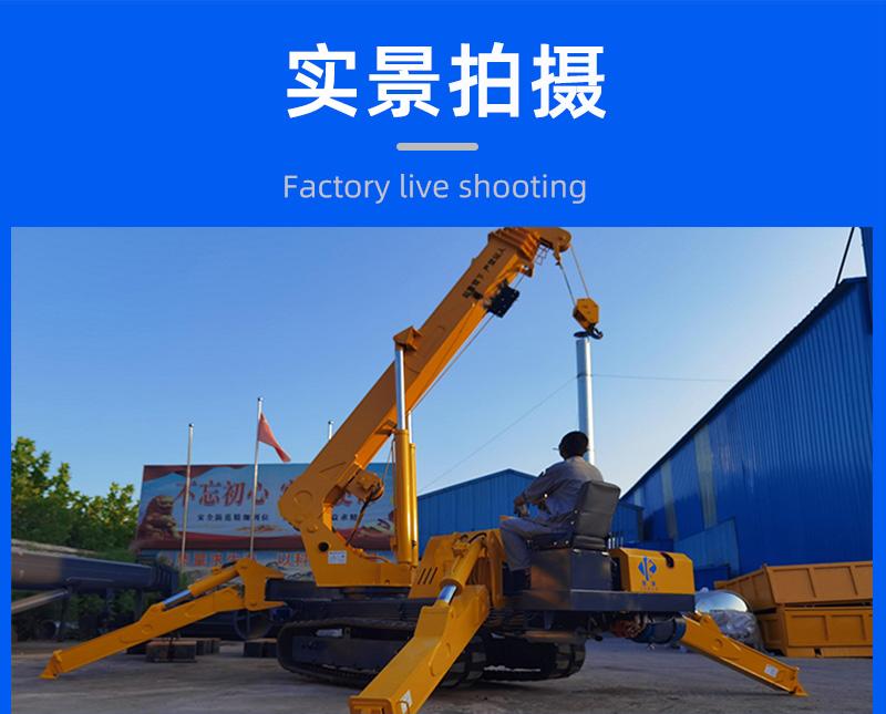 履帶8噸蜘蛛吊實(shí)景設(shè)計(jì)